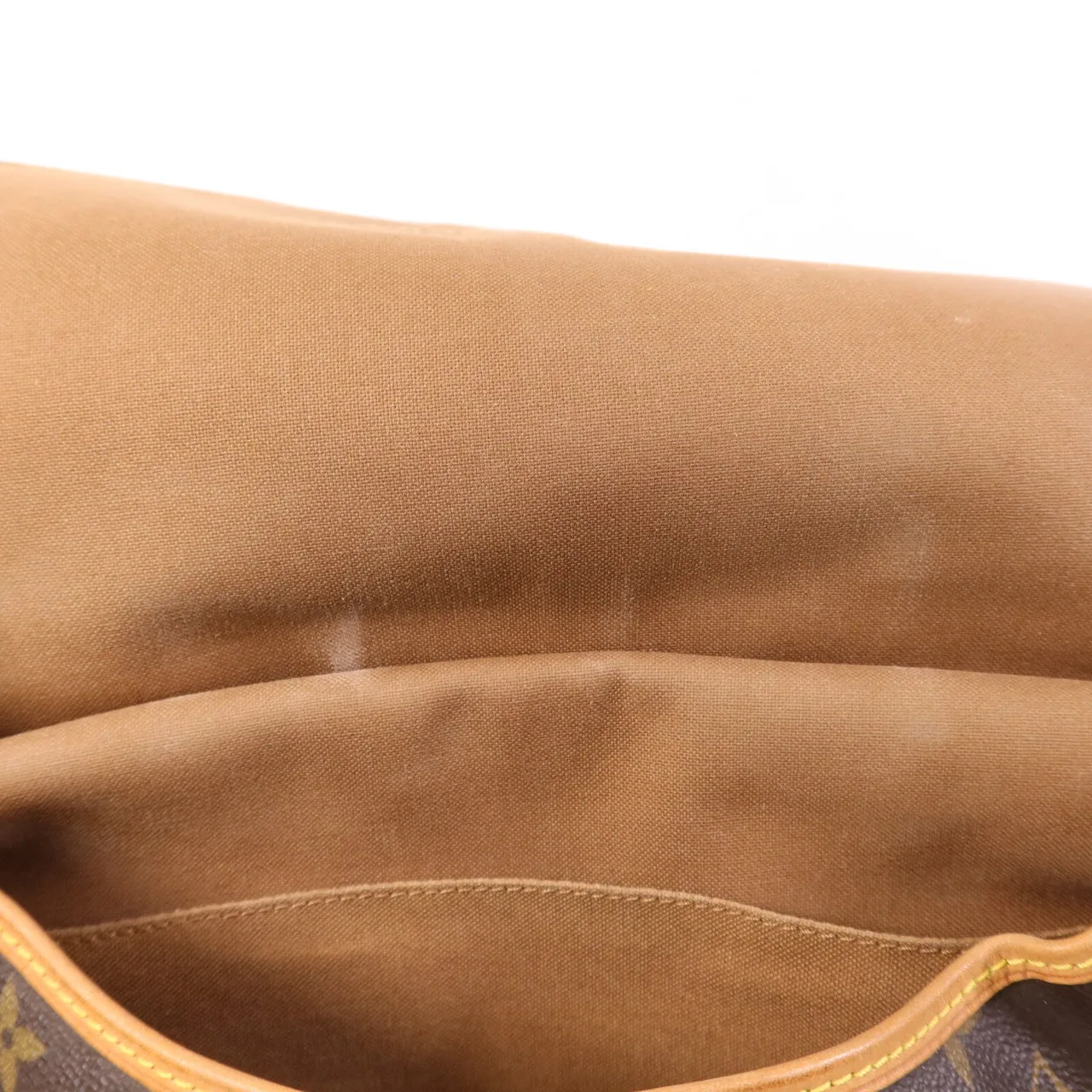 LOUIS VUITTON Saumur M42256 肩背包 塗層帆布 棕色 塗層帆布 中古品B - 縮圖 19