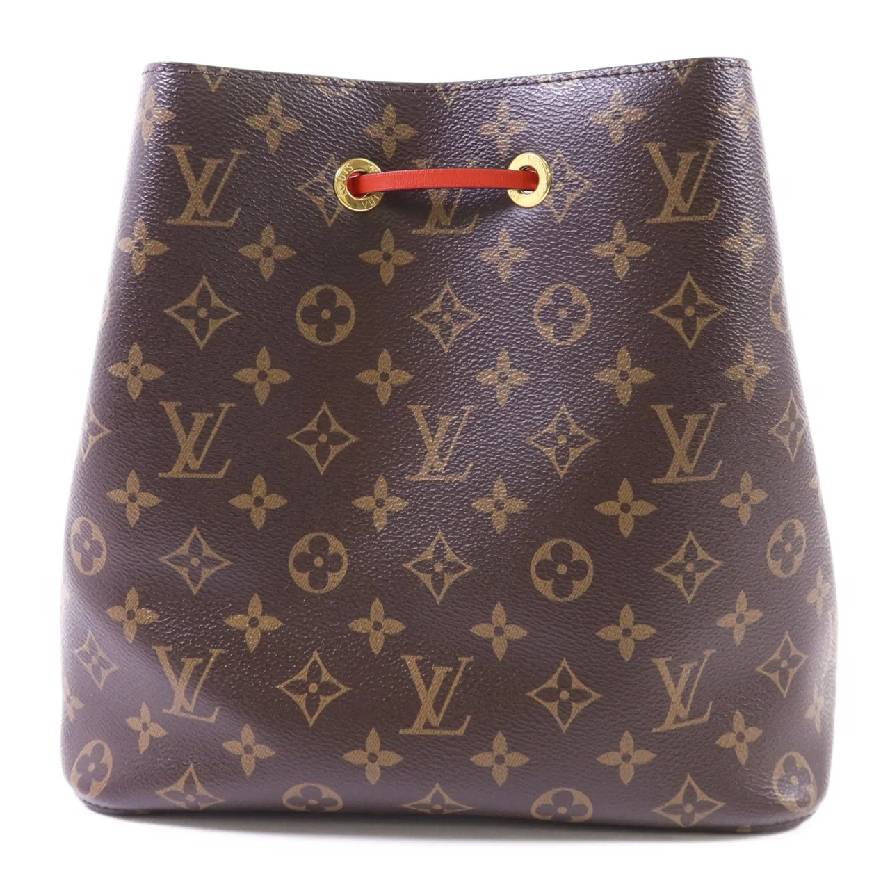 LOUIS VUITTON NeoNoe M44021 肩背包 塗層帆布 紅色 / 棕色 / Brown/Red 塗層帆布 中古品A - 縮圖 2