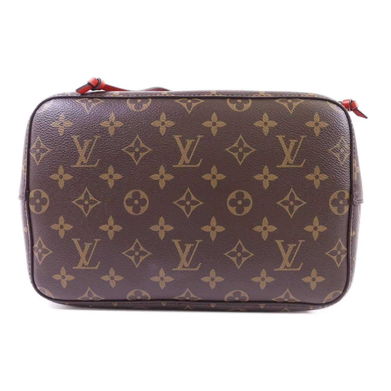 LOUIS VUITTON NeoNoe M44021 肩背包 塗層帆布 紅色 / 棕色 / Brown/Red 塗層帆布 中古品A - 縮圖 4