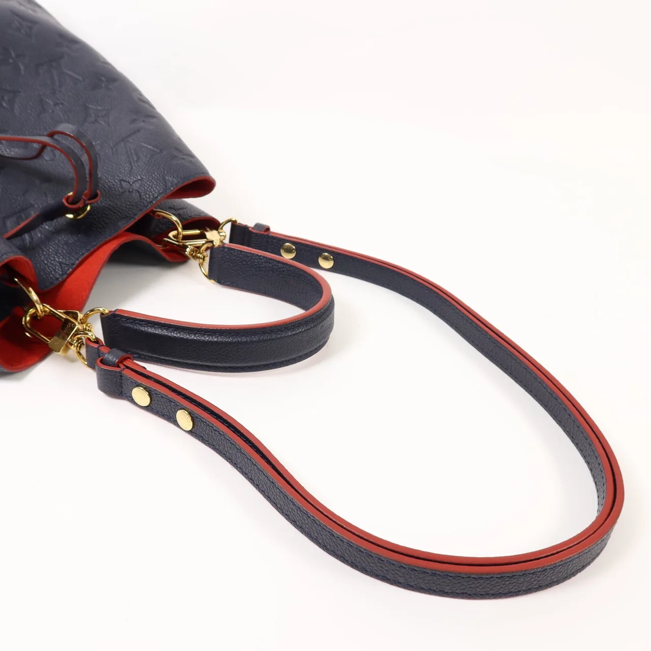 LOUIS VUITTON NeoNoe M45306 2-Way Bag Calfskin 海軍藍 Calfskin Rank A - Thumbnail 9