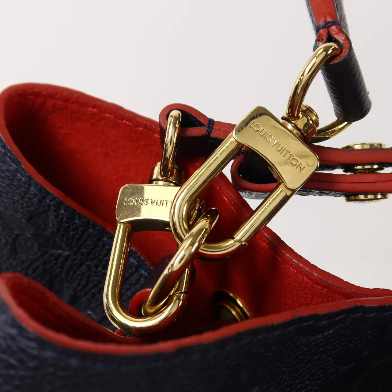 LOUIS VUITTON NeoNoe M45306 2-Way Bag Calfskin 海軍藍 Calfskin Rank A - Thumbnail 14