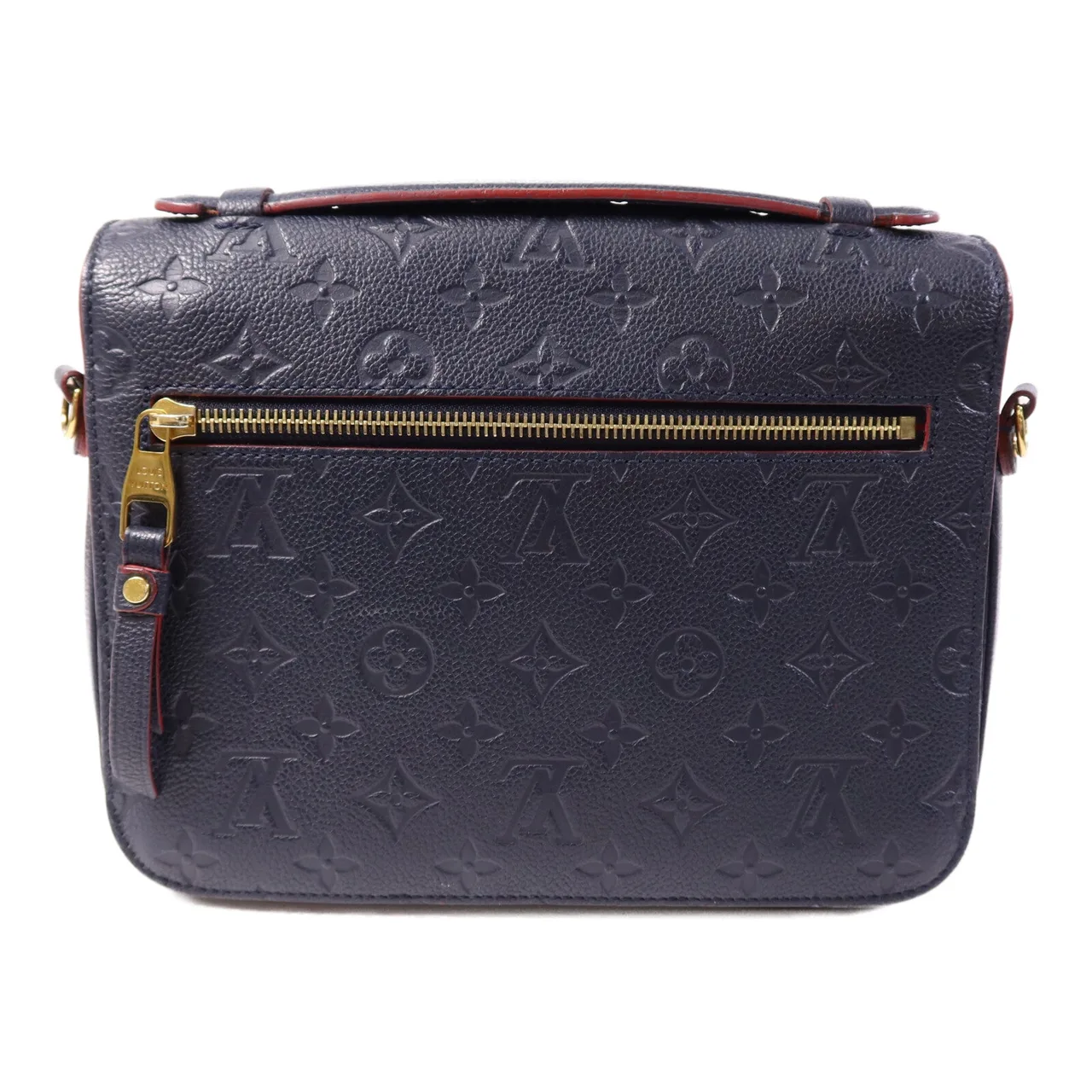 LOUIS VUITTON Pochette Metis M44071 2-Way Bag Calfskin 海軍藍 / Navy Calfskin Rank B - Thumbnail 2