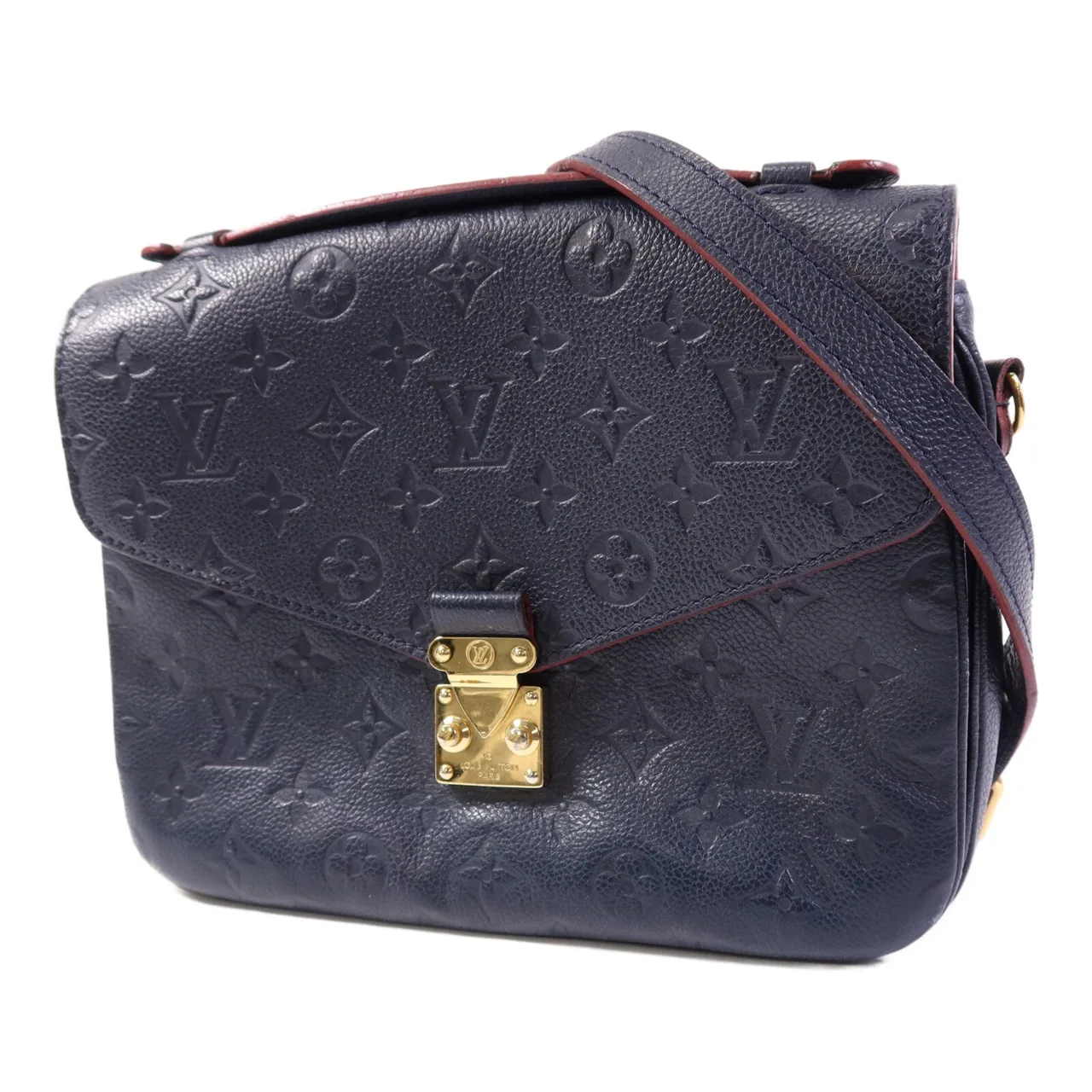 LOUIS VUITTON Pochette Metis M44071 2-Way Bag Calfskin 海軍藍 / Navy Calfskin Rank B - Thumbnail 3