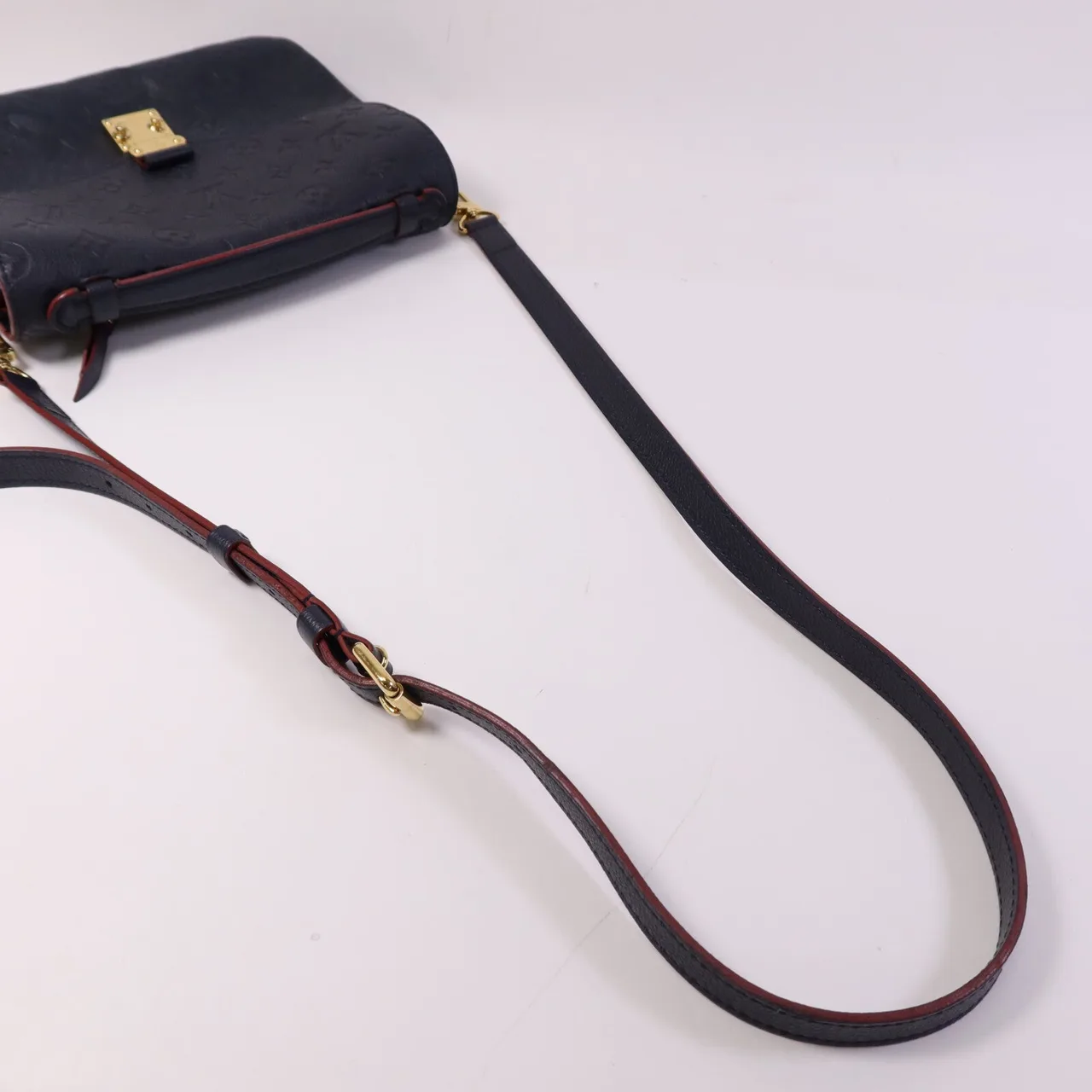 LOUIS VUITTON Pochette Metis M44071 2-Way Bag Calfskin 海軍藍 / Navy Calfskin Rank B - Thumbnail 9