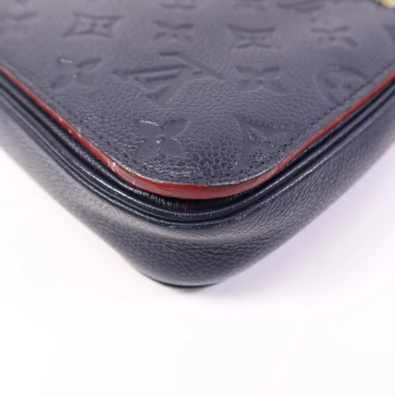 LOUIS VUITTON Pochette Metis M44071 2-Way Bag Calfskin 海軍藍 / Navy Calfskin Rank B - Thumbnail 12