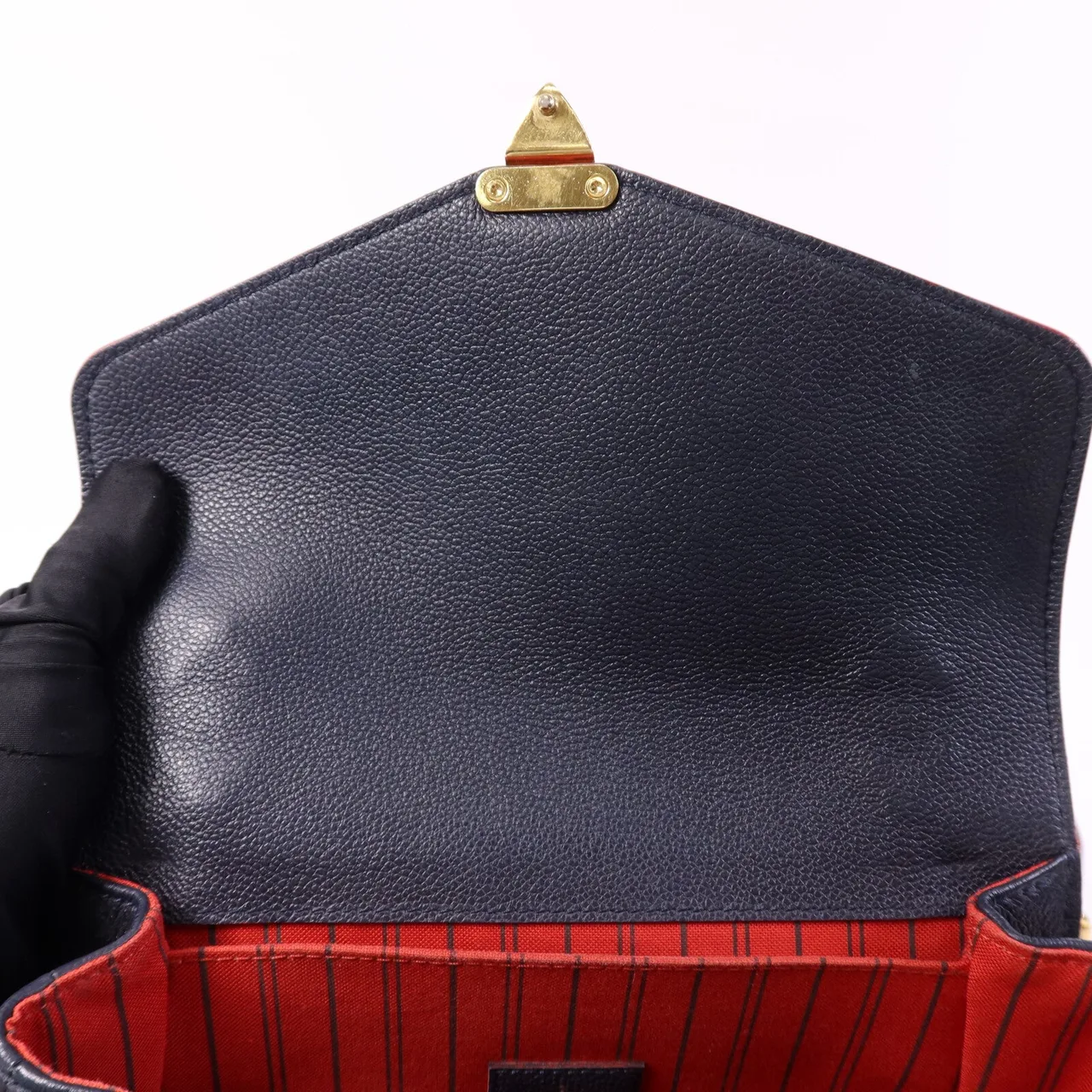 LOUIS VUITTON Pochette Metis M44071 2-Way Bag Calfskin 海軍藍 / Navy Calfskin Rank B - Thumbnail 14