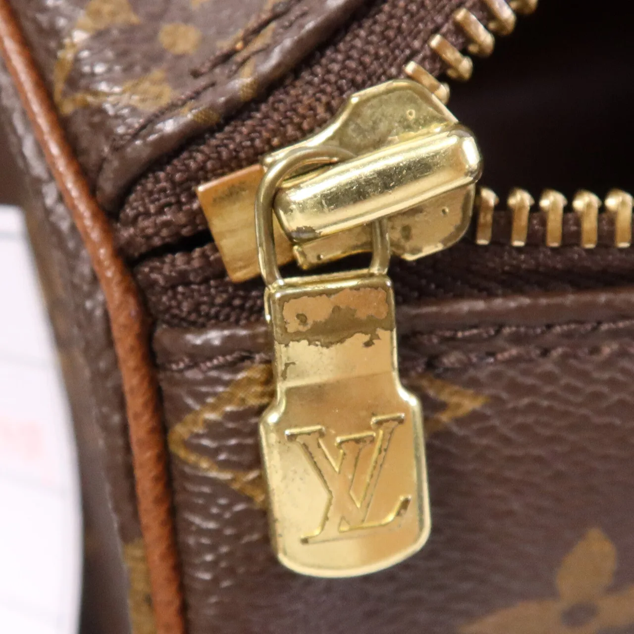 LOUIS VUITTON Papillon M51385 Handbag Coated Canvas 棕色 Coated Canvas Rank B - Thumbnail 7