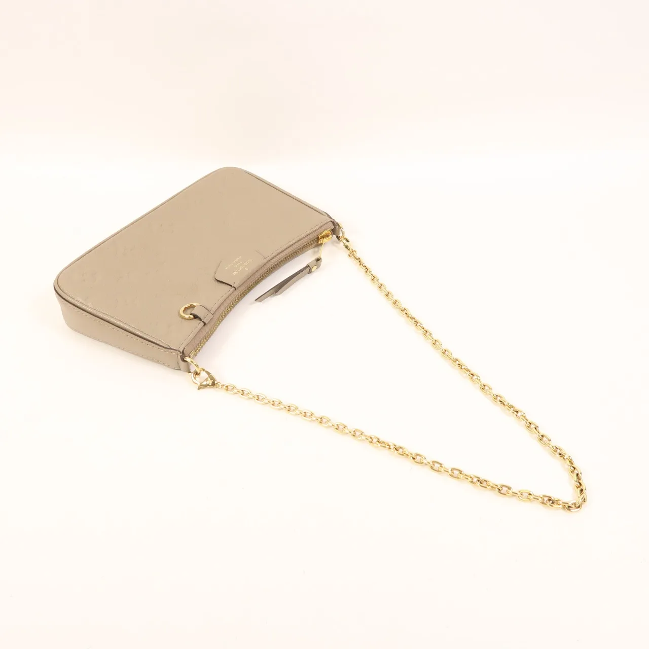 LOUIS VUITTON Easy Pouch M81862 Shoulder Bag Calfskin 米色 / Beige Calfskin Rank B - Thumbnail 7