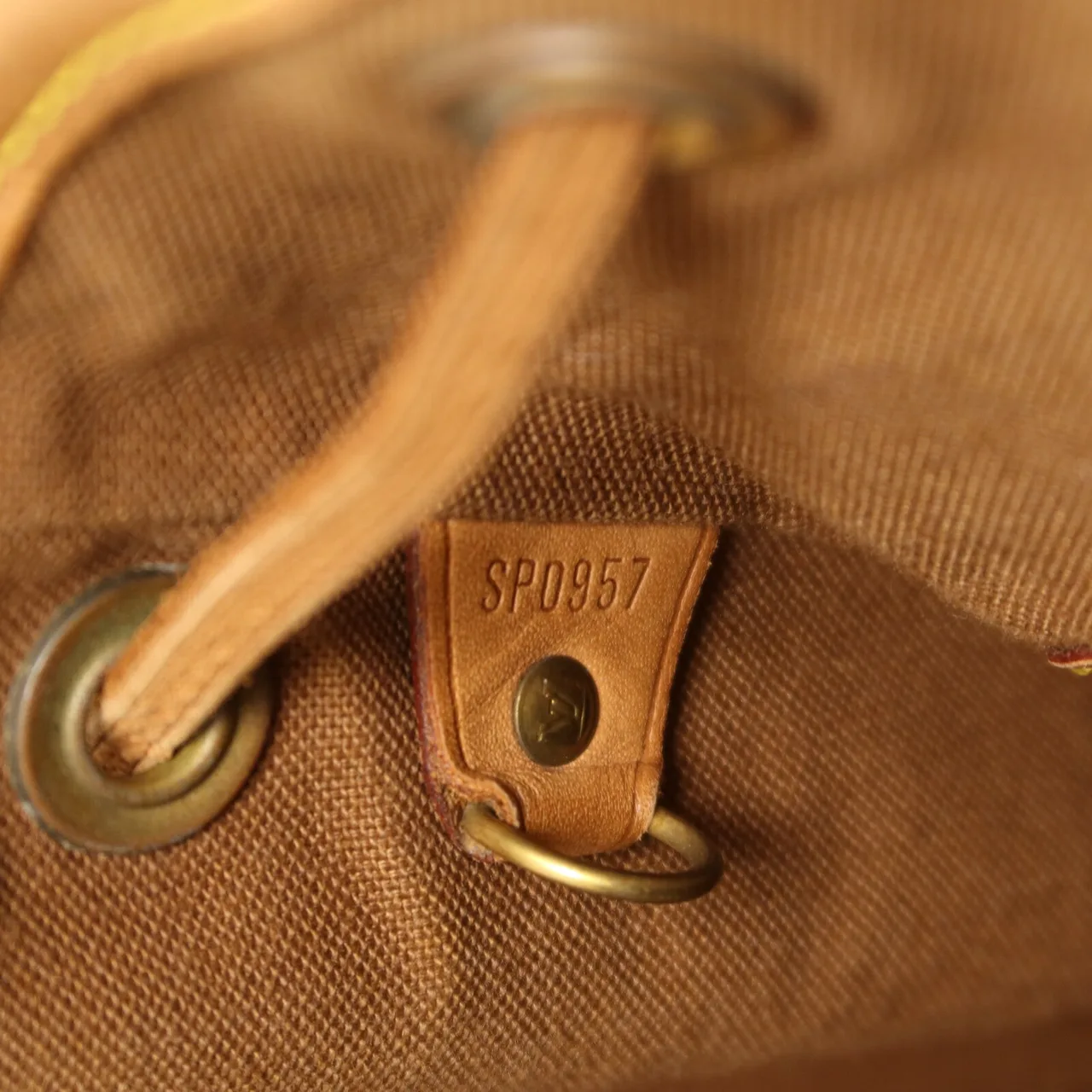 LOUIS VUITTON Montsouris M51137 Backpack Coated Canvas 棕色 Coated Canvas Rank B - Thumbnail 7