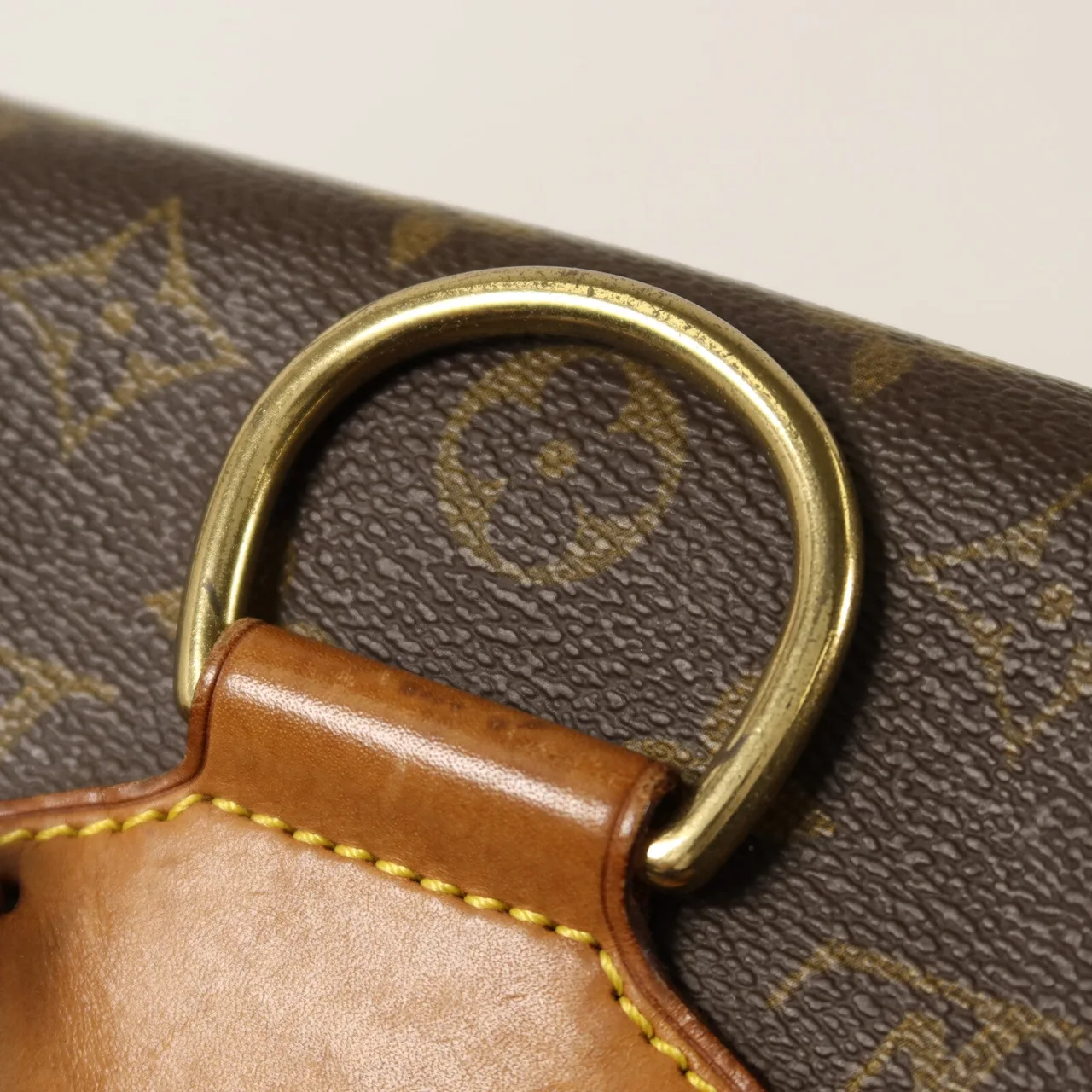 LOUIS VUITTON Montsouris M51137 Backpack Coated Canvas 棕色 Coated Canvas Rank B - Thumbnail 11