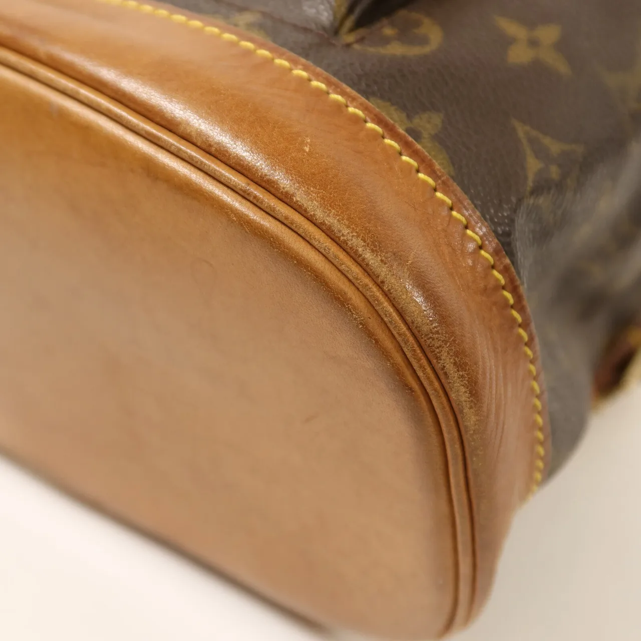 LOUIS VUITTON Montsouris M51137 Backpack Coated Canvas 棕色 Coated Canvas Rank B - Thumbnail 13