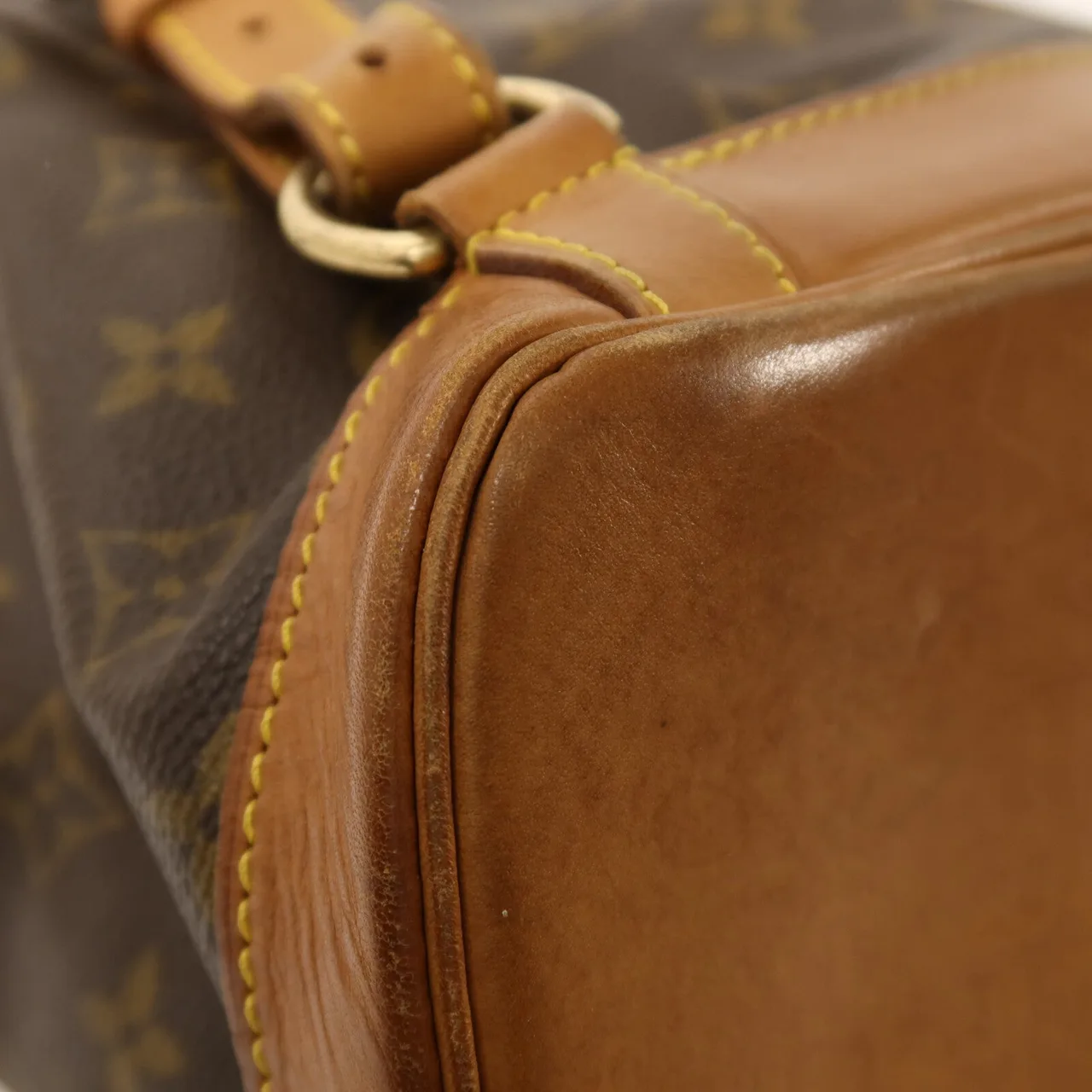 LOUIS VUITTON Montsouris M51137 Backpack Coated Canvas 棕色 Coated Canvas Rank B - Thumbnail 14