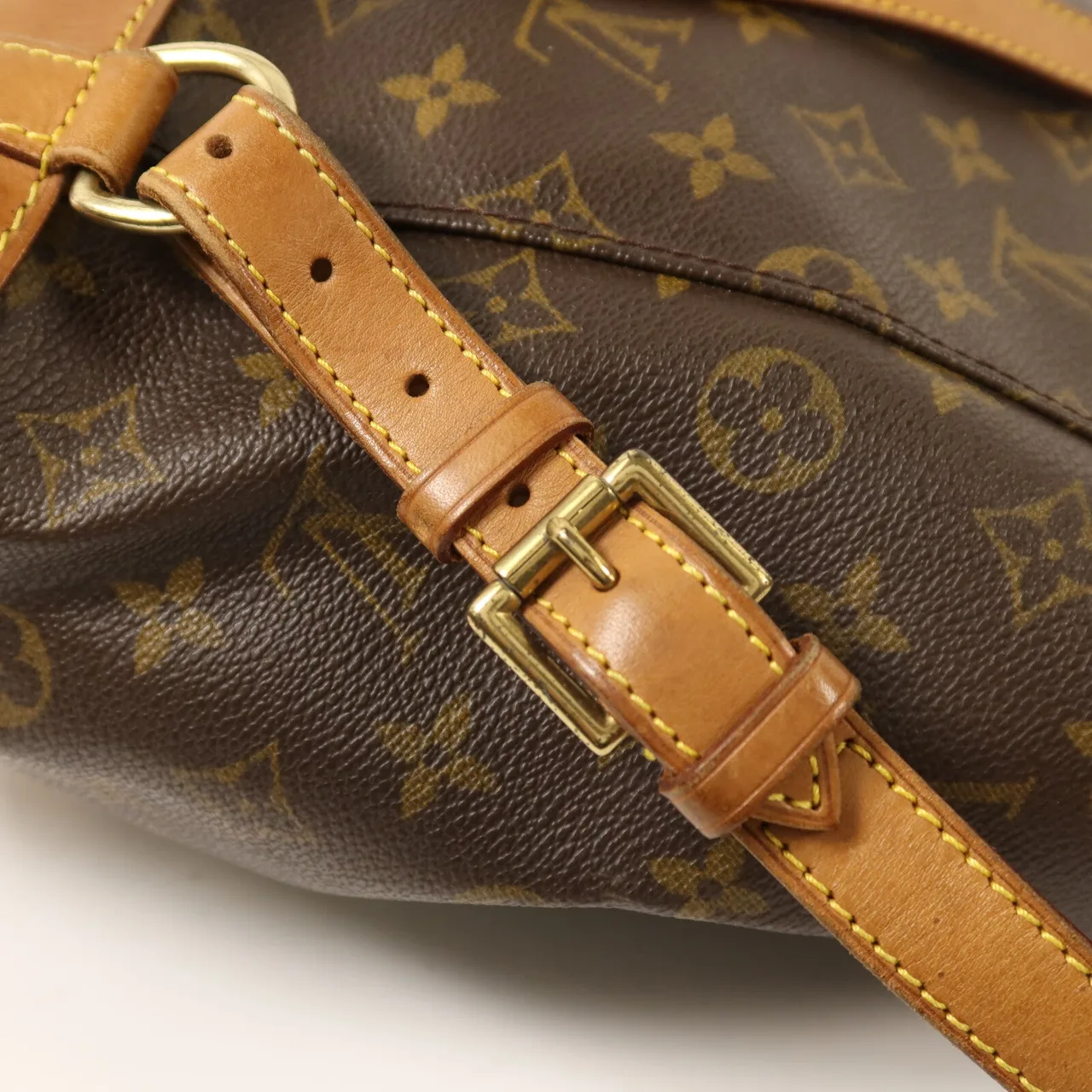 LOUIS VUITTON Montsouris M51137 Backpack Coated Canvas 棕色 Coated Canvas Rank B - Thumbnail 19
