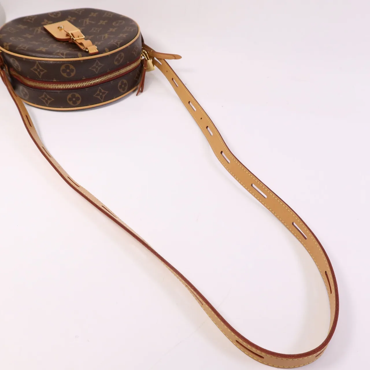 LOUIS VUITTON Boite Chapeau Souple M52294 Shoulder Bag Coated Canvas 棕色 Coated Canvas Rank A - Thumbnail 10