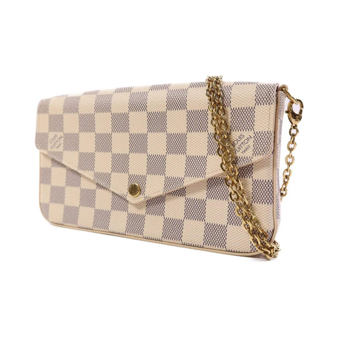 LOUIS VUITTON Felicie N40491 Shoulder Bag Coated Canvas 白色 Coated Canvas Rank A - Thumbnail 3