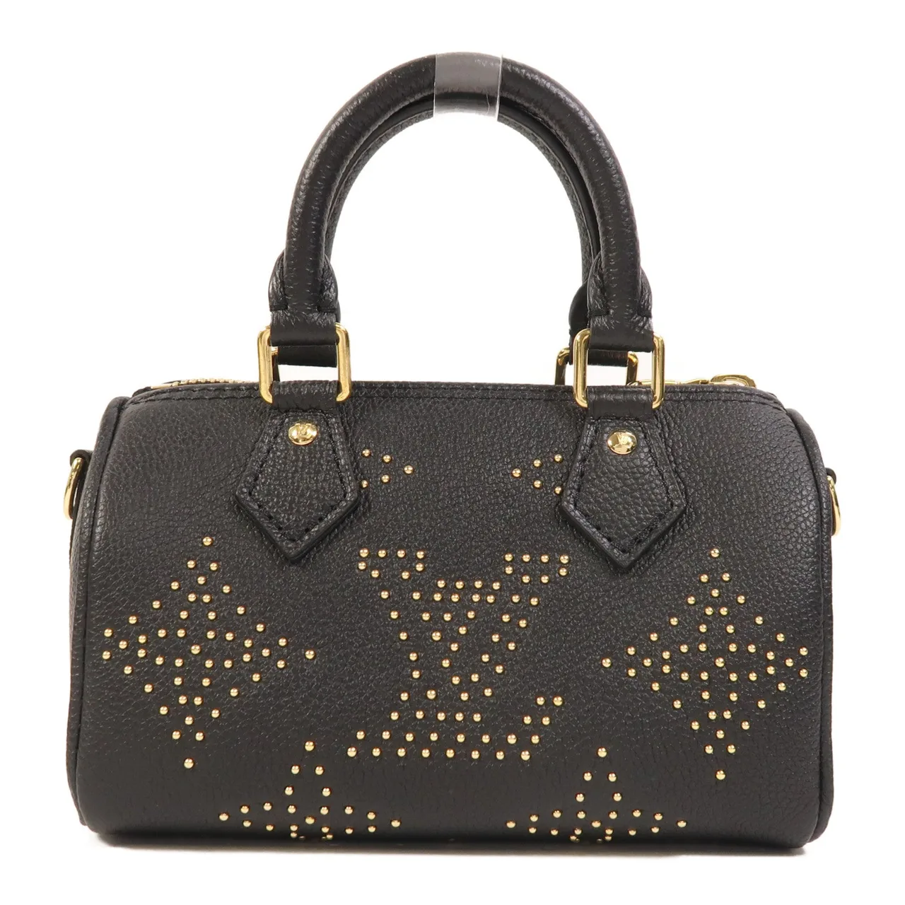 LOUIS VUITTON NanoSpeedy M46745 2-Way Bag Calfskin 黑色 / Black Calfskin Rank A - Thumbnail 2