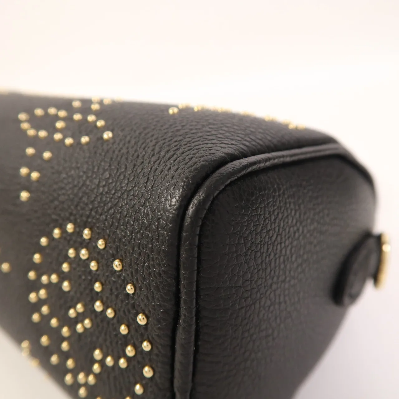 LOUIS VUITTON NanoSpeedy M46745 2-Way Bag Calfskin 黑色 / Black Calfskin Rank A - Thumbnail 11