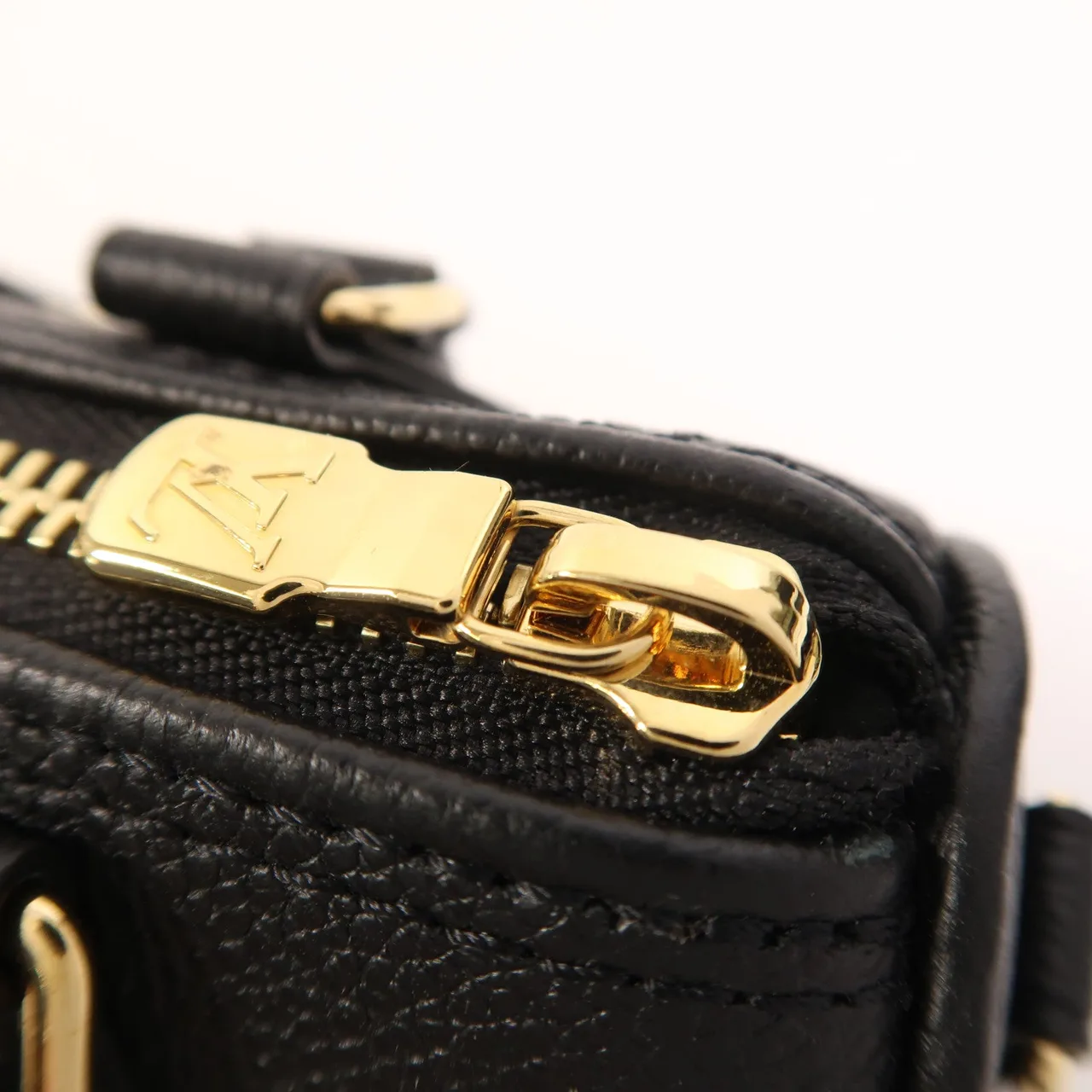 LOUIS VUITTON NanoSpeedy M46745 2-Way Bag Calfskin 黑色 / Black Calfskin Rank A - Thumbnail 13