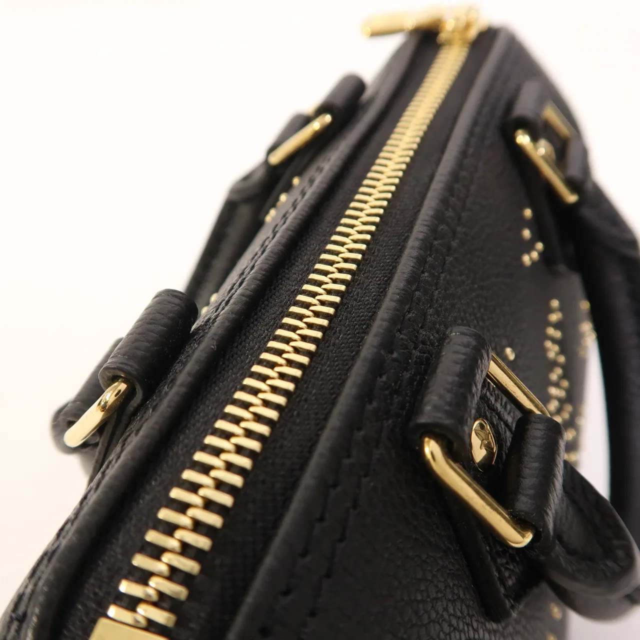 LOUIS VUITTON NanoSpeedy M46745 2-Way Bag Calfskin 黑色 / Black Calfskin Rank A - Thumbnail 14