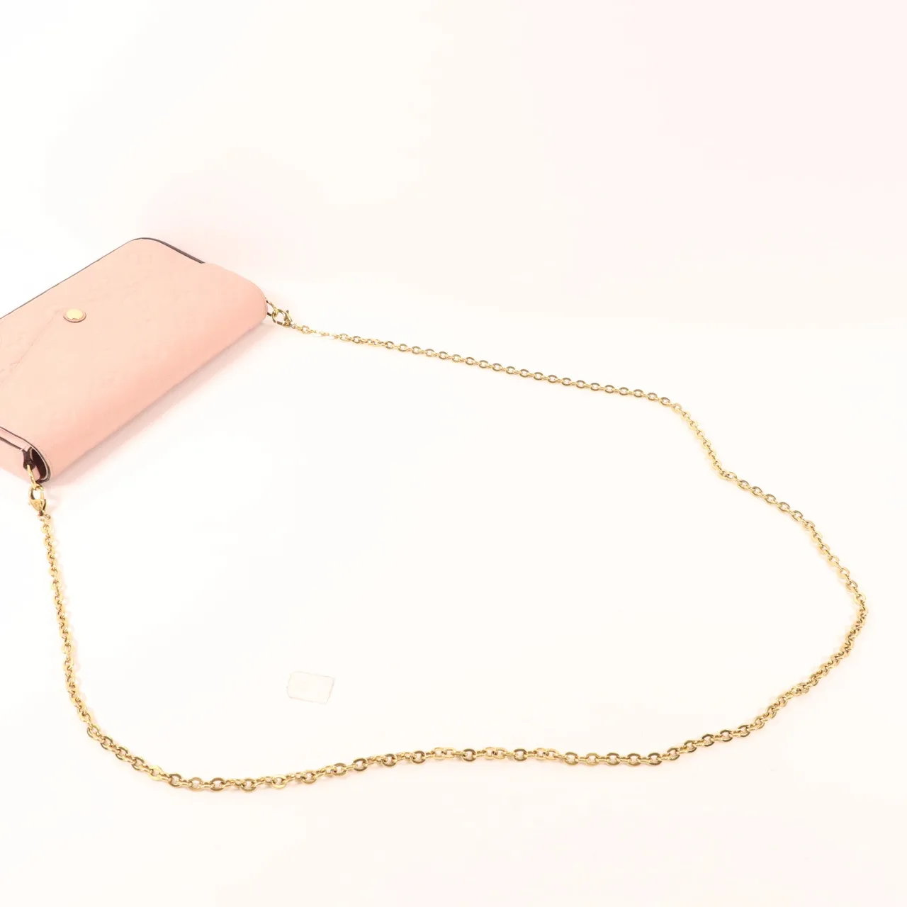 LOUIS VUITTON Felicie M82608 Shoulder Bag Calfskin 粉色 Calfskin Rank A - Thumbnail 5