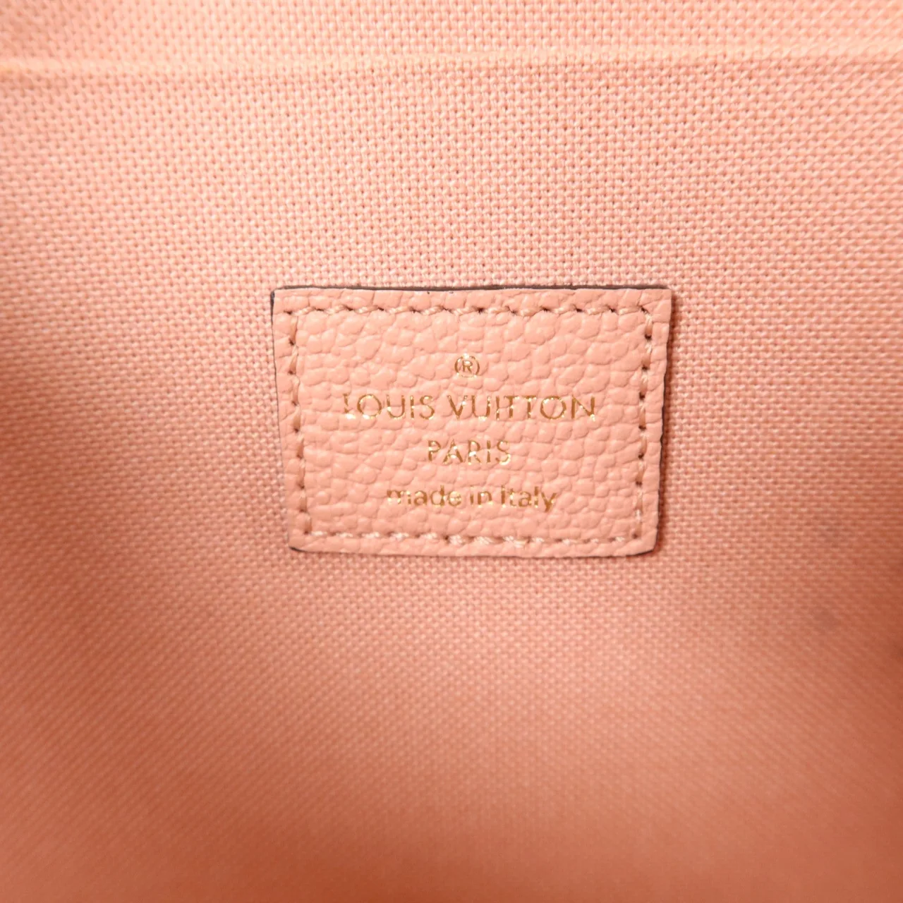 LOUIS VUITTON Felicie M82608 Shoulder Bag Calfskin 粉色 Calfskin Rank A - Thumbnail 7