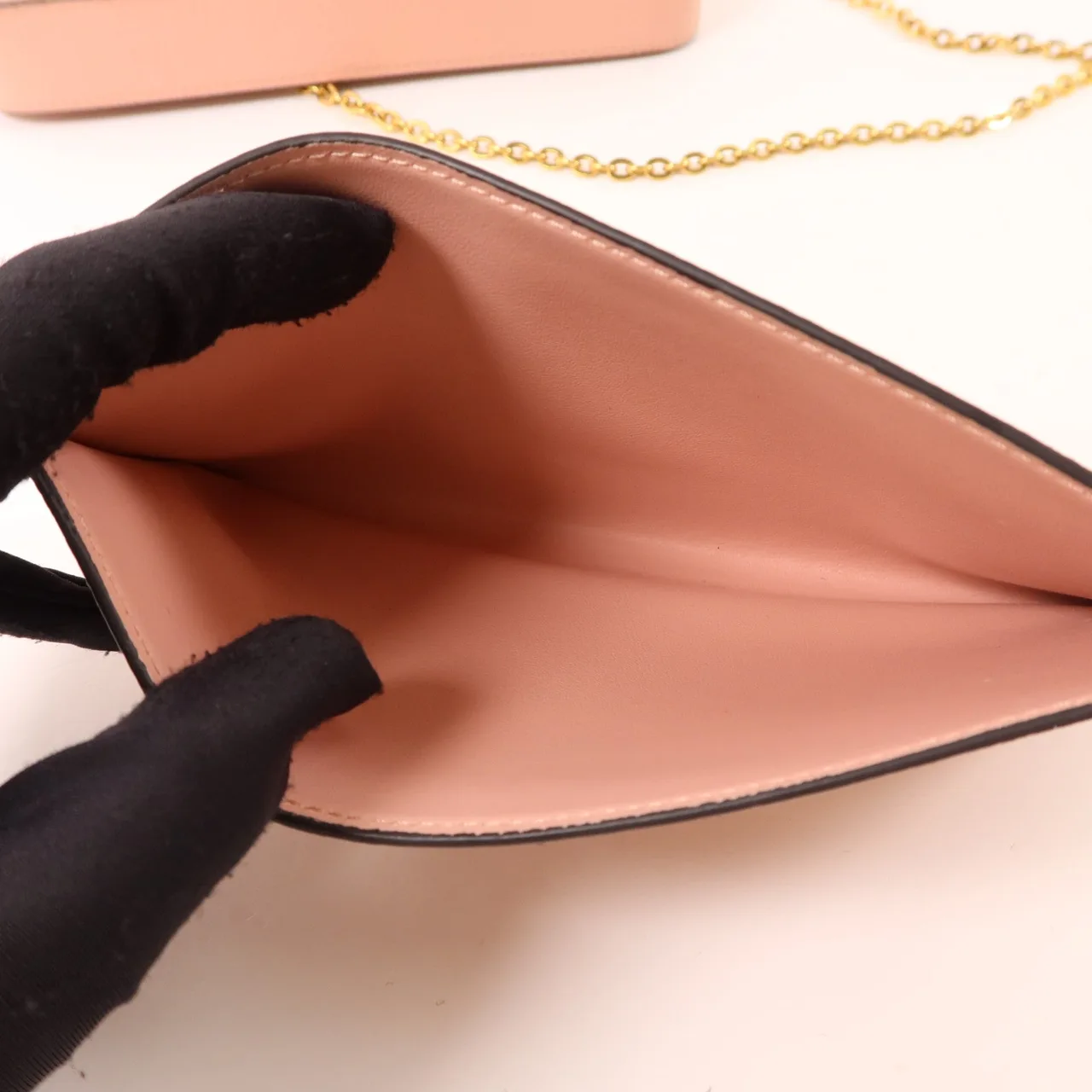 LOUIS VUITTON Felicie M82608 Shoulder Bag Calfskin 粉色 Calfskin Rank A - Thumbnail 12