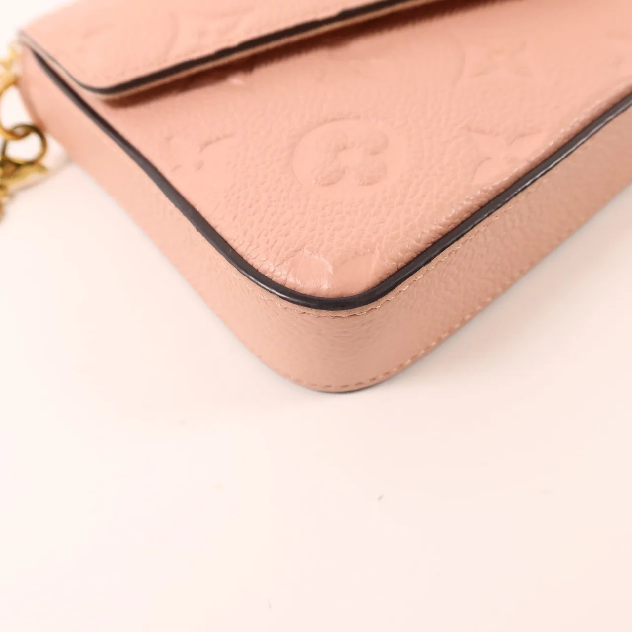 LOUIS VUITTON Felicie M82608 Shoulder Bag Calfskin 粉色 Calfskin Rank A - Thumbnail 20