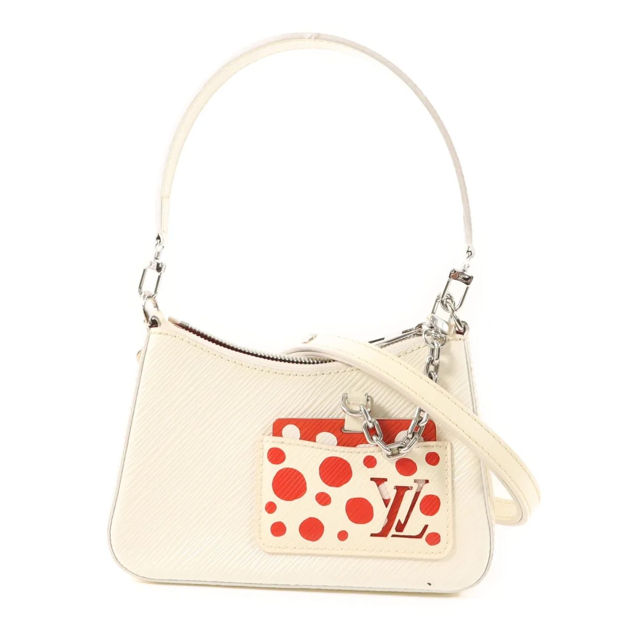 LOUIS VUITTON Marellini M21759 Shoulder Bag Calfskin 白色