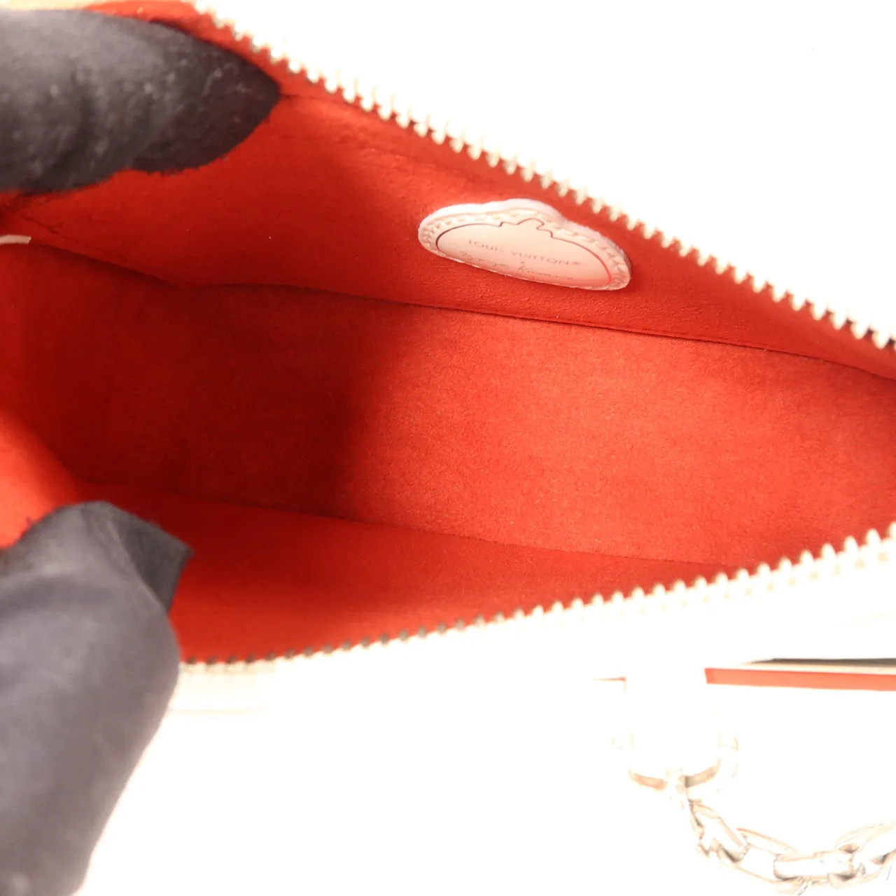 LOUIS VUITTON Marellini M21759 Shoulder Bag Calfskin 白色 Calfskin Rank B - Thumbnail 7