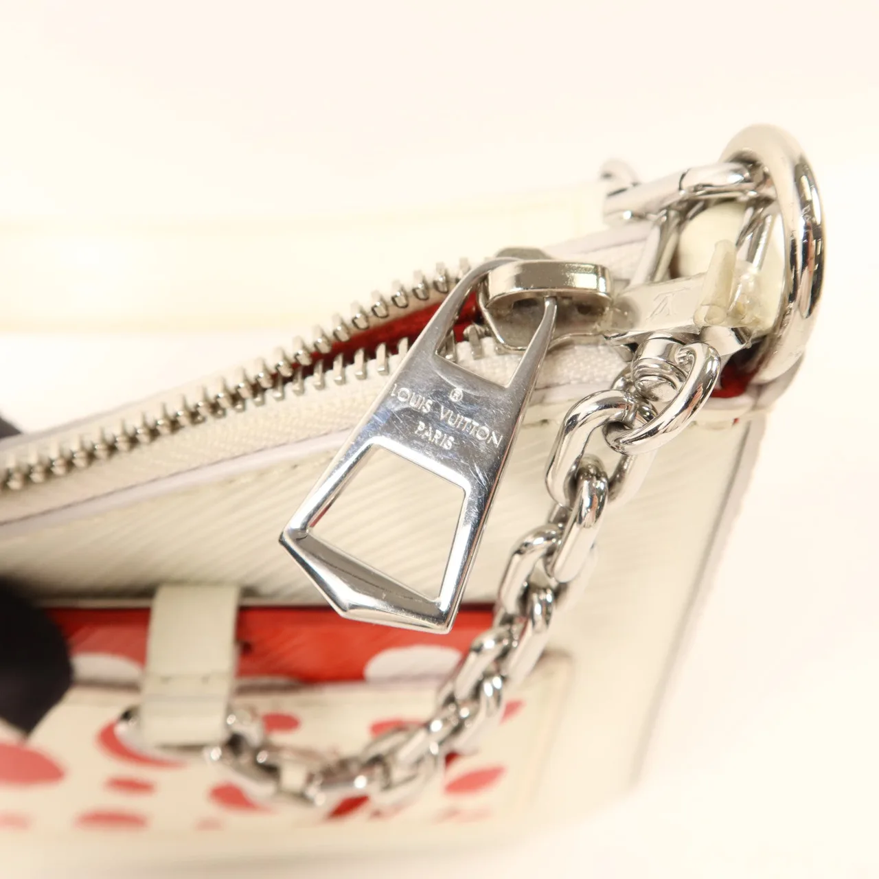 LOUIS VUITTON Marellini M21759 Shoulder Bag Calfskin 白色 Calfskin Rank B - Thumbnail 10