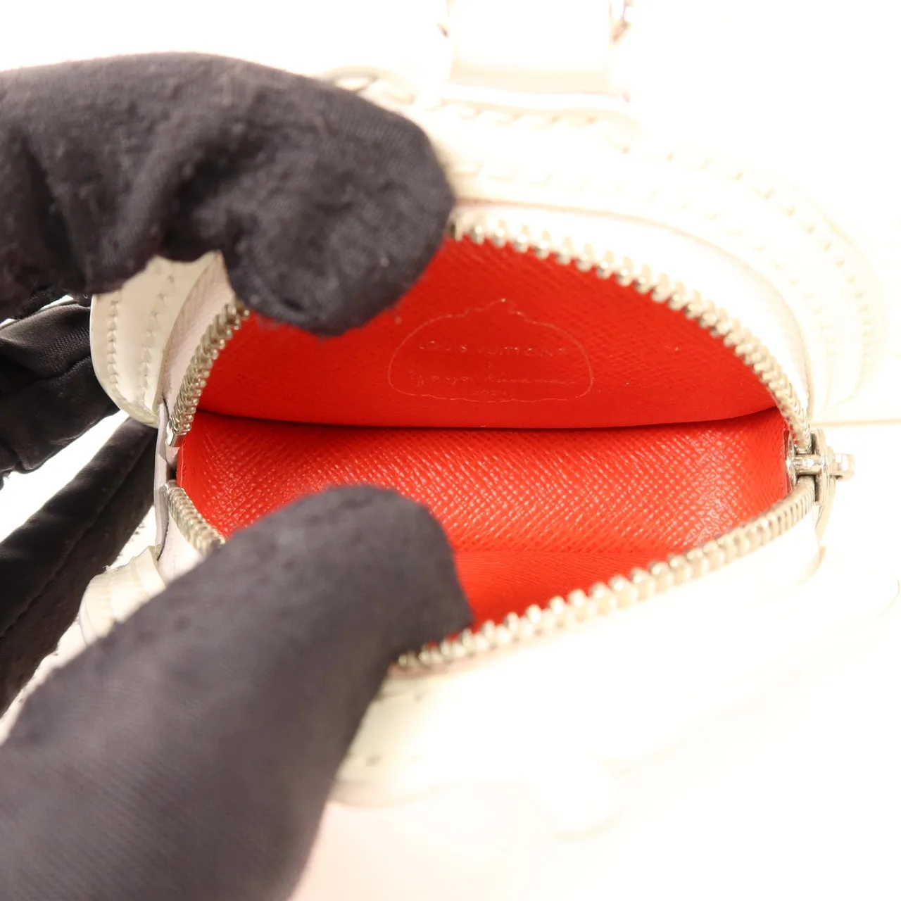 LOUIS VUITTON Marellini M21759 Shoulder Bag Calfskin 白色 Calfskin Rank B - Thumbnail 14