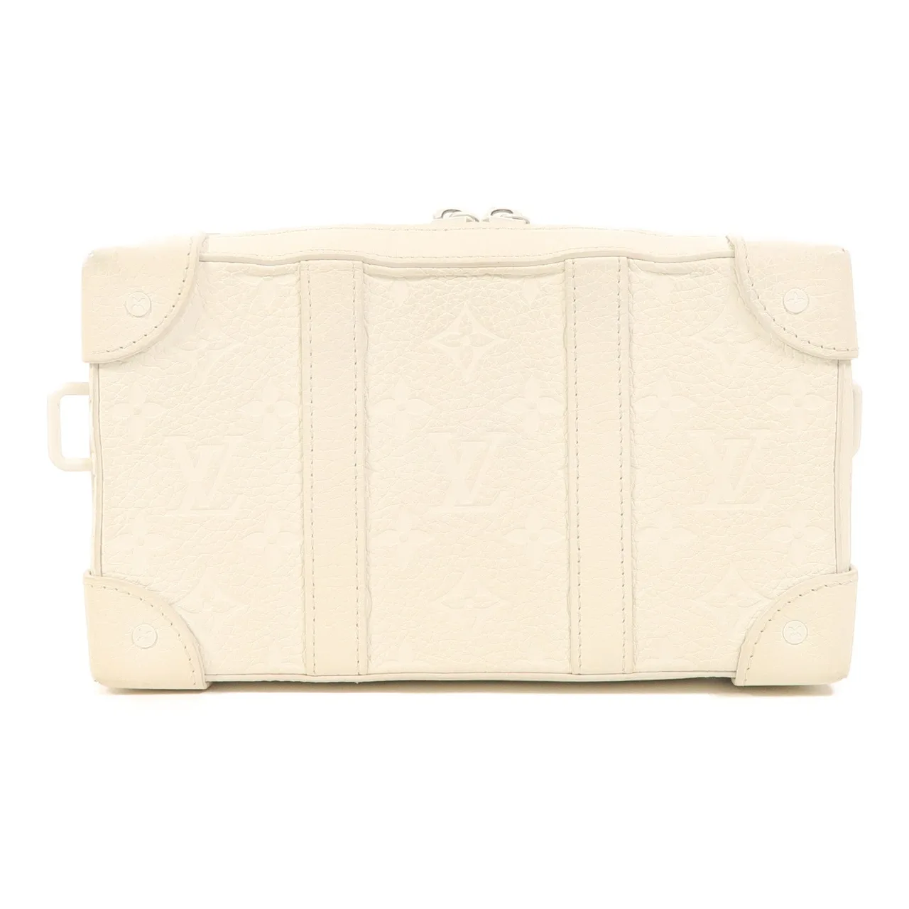 LOUIS VUITTON Soft Trunk M80146 Shoulder Bag Leather 白色 / White Leather Rank B - Thumbnail 2