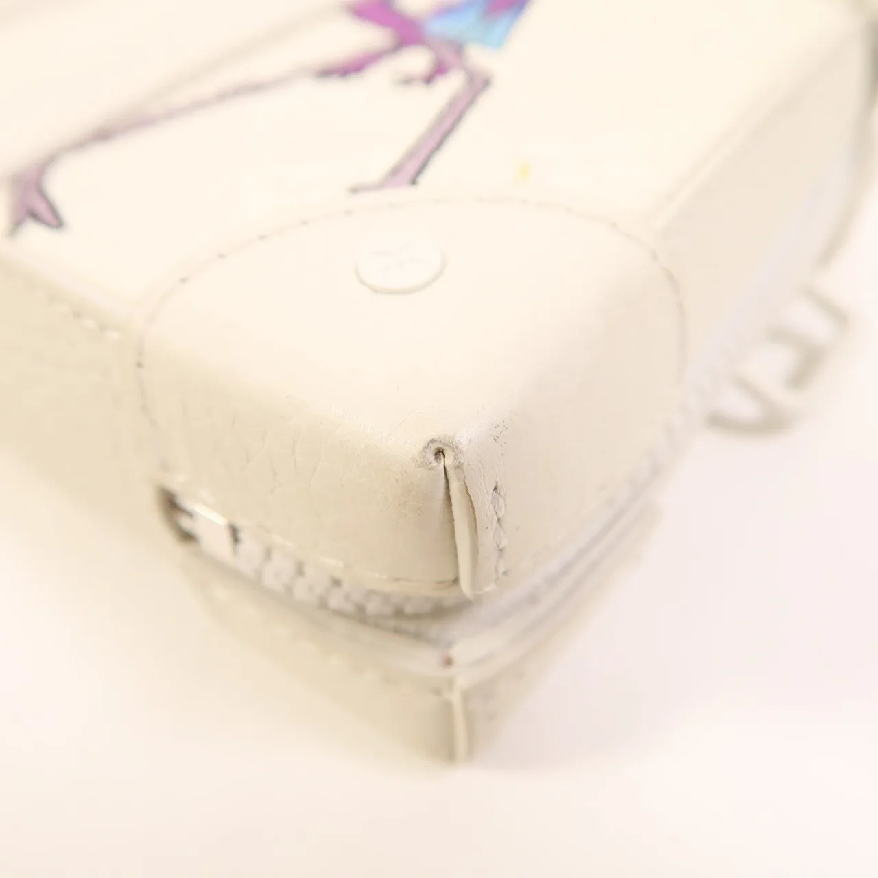 LOUIS VUITTON Soft Trunk M80146 Shoulder Bag Leather 白色 / White Leather Rank B - Thumbnail 10