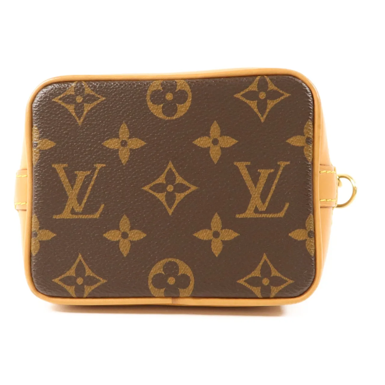 LOUIS VUITTON Nano Noe M81266 2-Way Bag Coated Canvas 棕色 Coated Canvas Rank B - Thumbnail 4