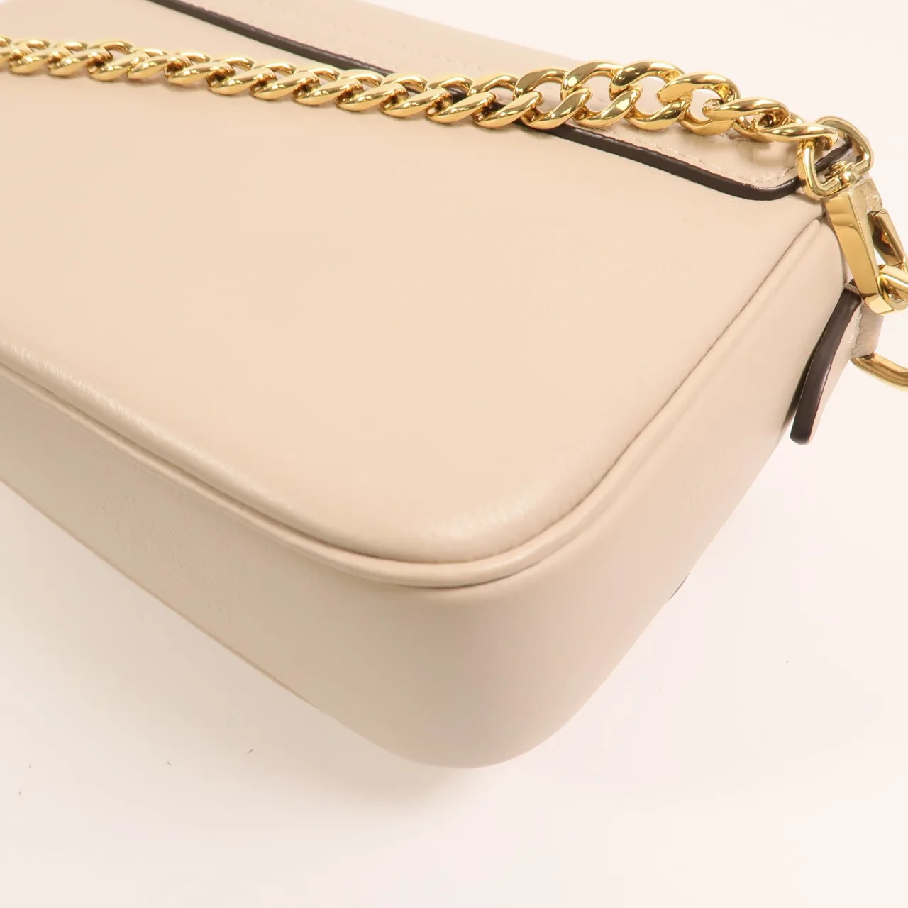 LOUIS VUITTON Lock Me M58554 2-Way Bag Calfskin 米色 / Light Grey Calfskin Rank A - Thumbnail 11