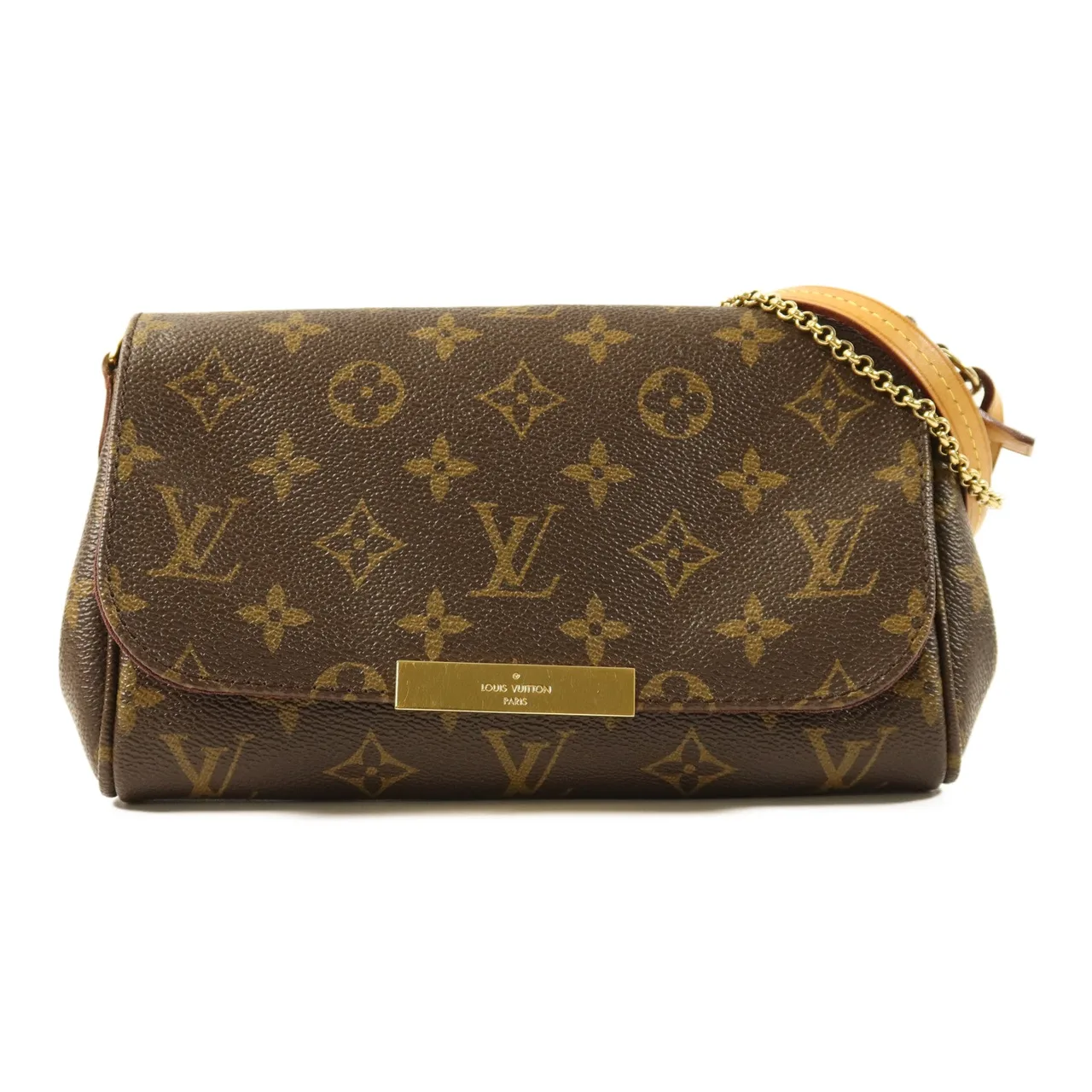 LOUIS VUITTON Favorite M40718 2-Way Bag Coated Canvas 棕色