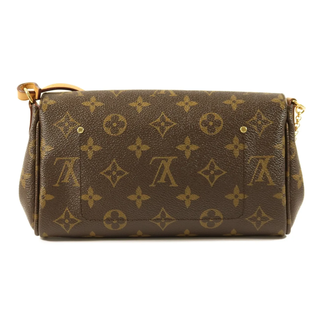 LOUIS VUITTON Favorite M40718 2-Way Bag Coated Canvas 棕色 Coated Canvas Rank B - Thumbnail 2