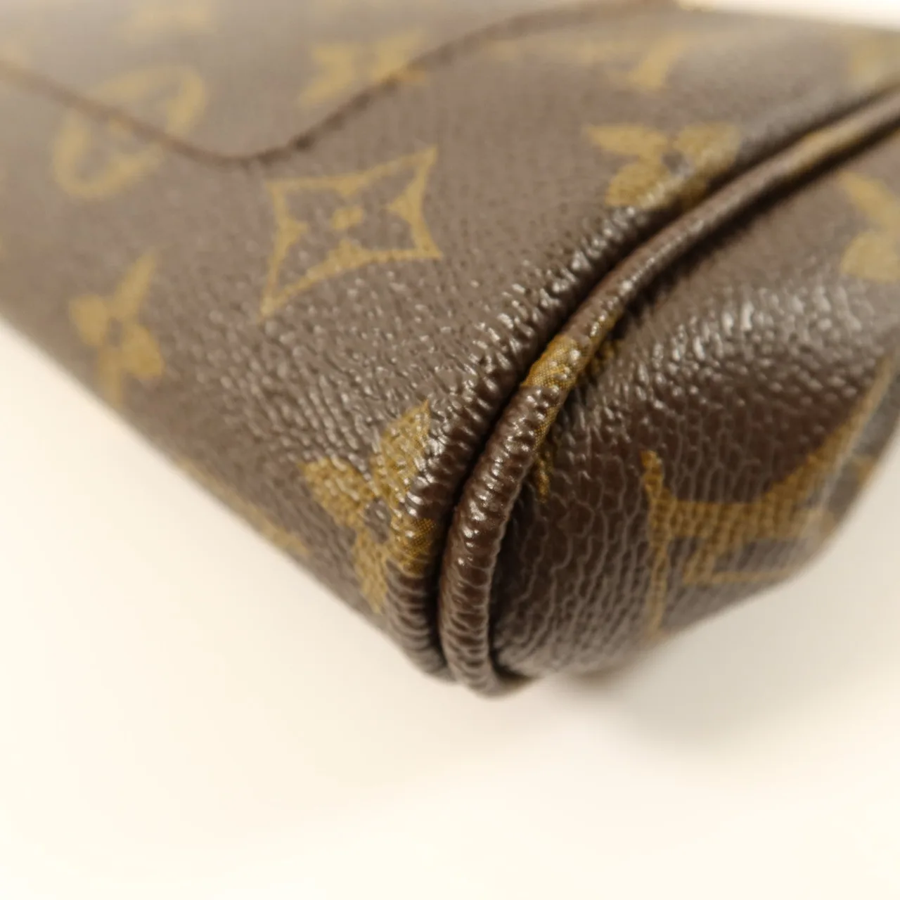 LOUIS VUITTON Favorite M40718 2-Way Bag Coated Canvas 棕色 Coated Canvas Rank B - Thumbnail 10