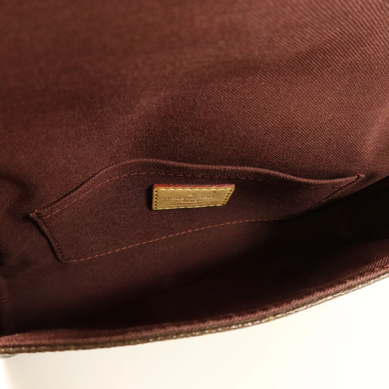 LOUIS VUITTON Favorite M40718 2-Way Bag Coated Canvas 棕色 Coated Canvas Rank B - Thumbnail 11