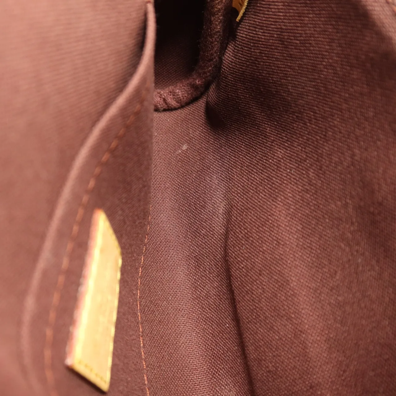 LOUIS VUITTON Favorite M40718 2-Way Bag Coated Canvas 棕色 Coated Canvas Rank B - Thumbnail 14