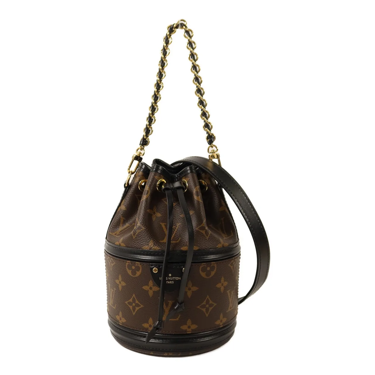 LOUIS VUITTON Noe M83480 2-Way Bag Coated Canvas 棕色 / 黑色