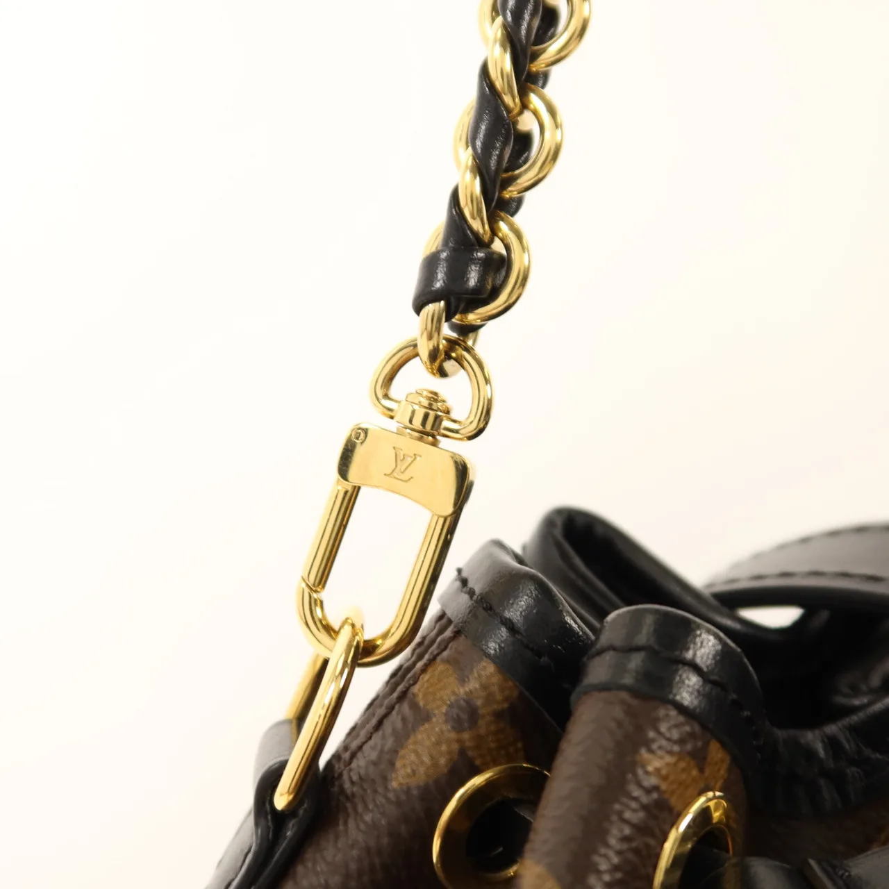 LOUIS VUITTON Noe M83480 2-Way Bag Coated Canvas 棕色 / 黑色 Coated Canvas Rank A - Thumbnail 9