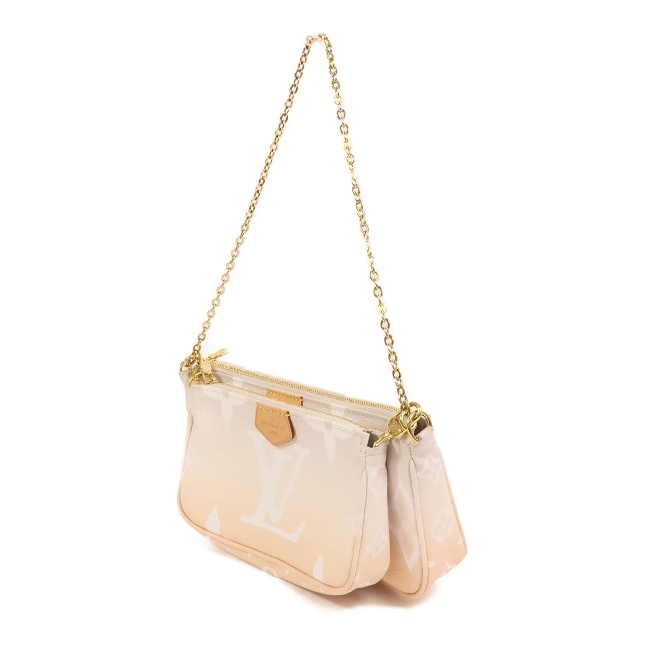 LOUIS VUITTON Multi Pochette M57634 2-Way Bag Coated Canvas 橘色 / Orange Coated Canvas Rank A - Thumbnail 3