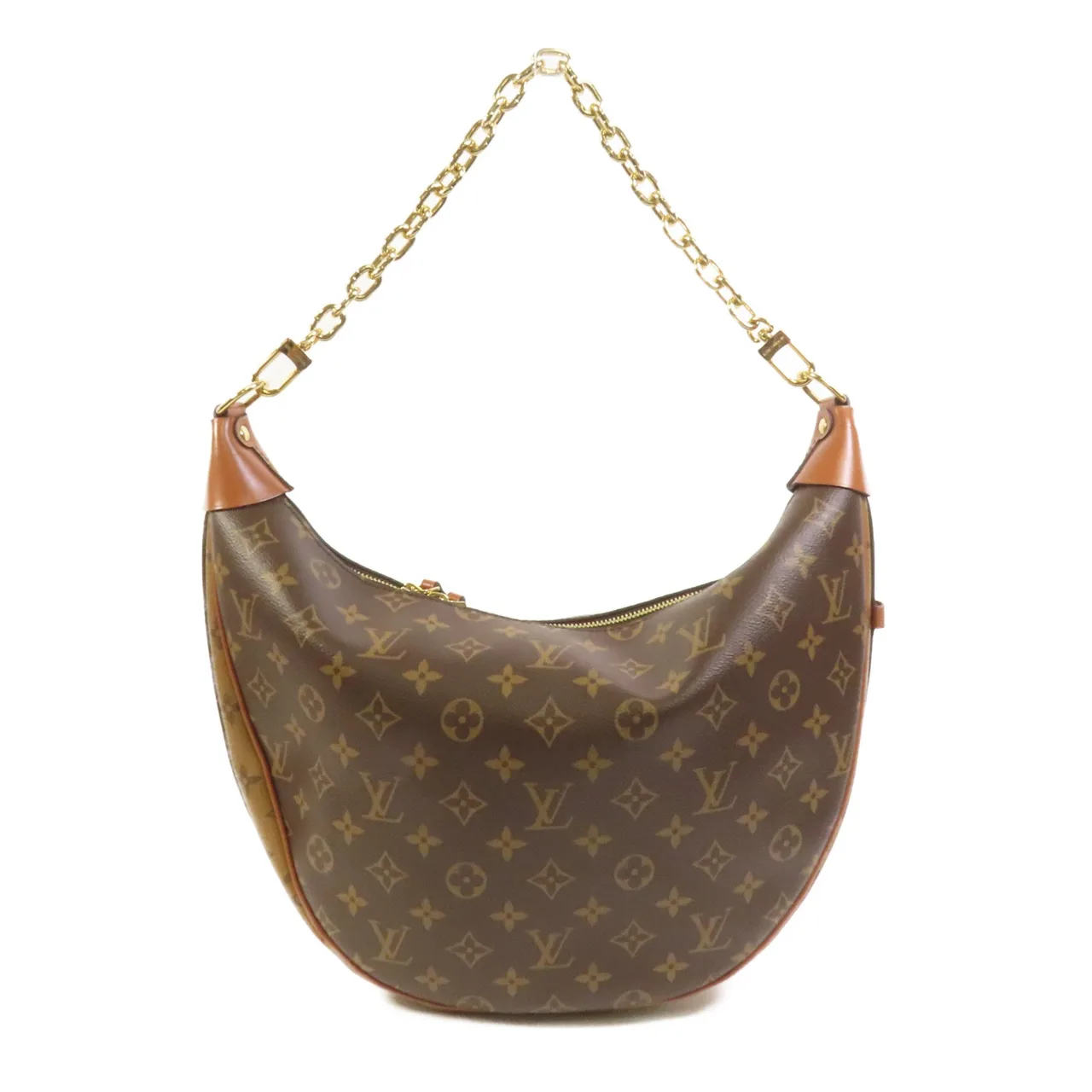 LOUIS VUITTON Loop M46311 兩用包 塗層帆布 棕色 塗層帆布 中古品A - 縮圖 2