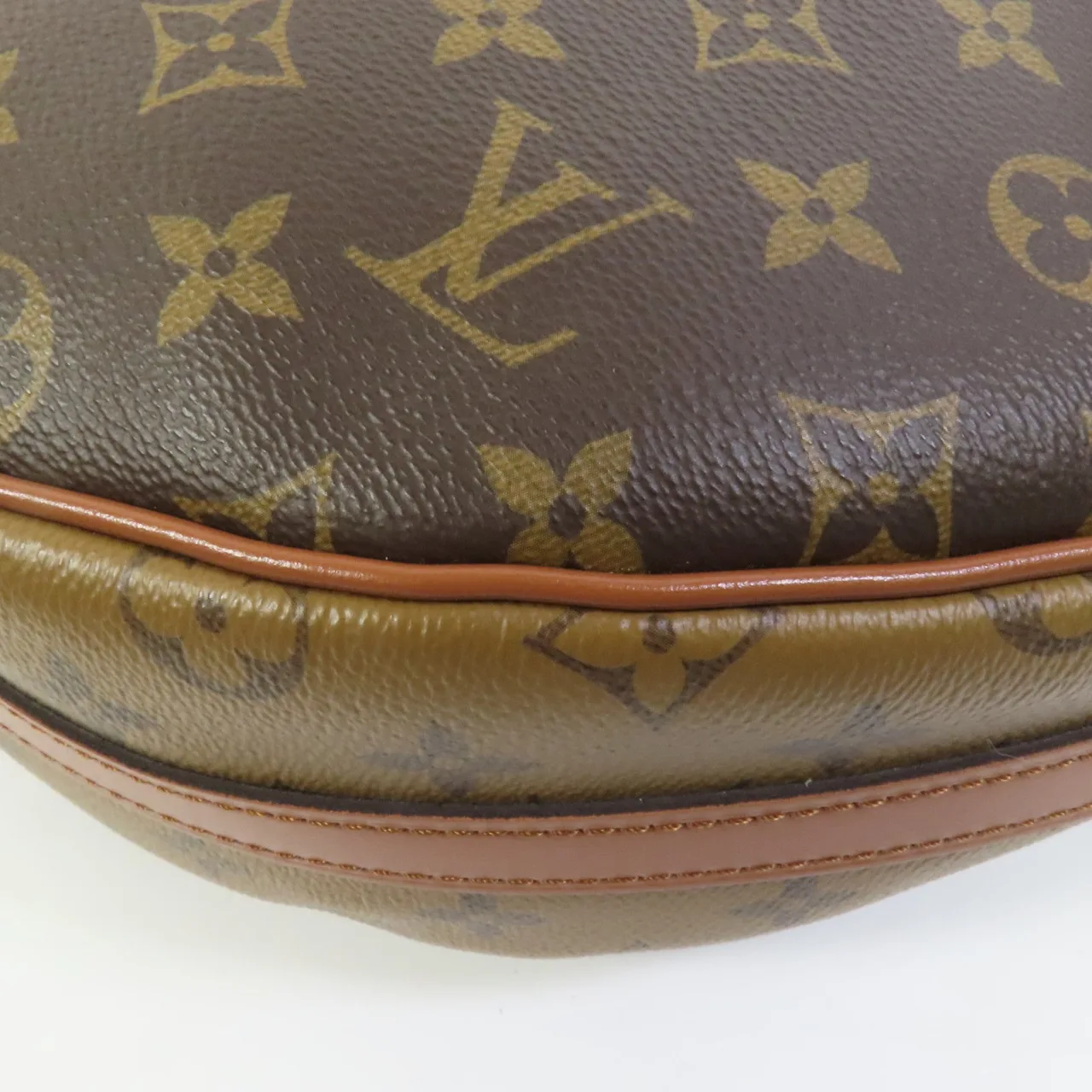 LOUIS VUITTON Loop M46311 兩用包 塗層帆布 棕色 塗層帆布 中古品A - 縮圖 12