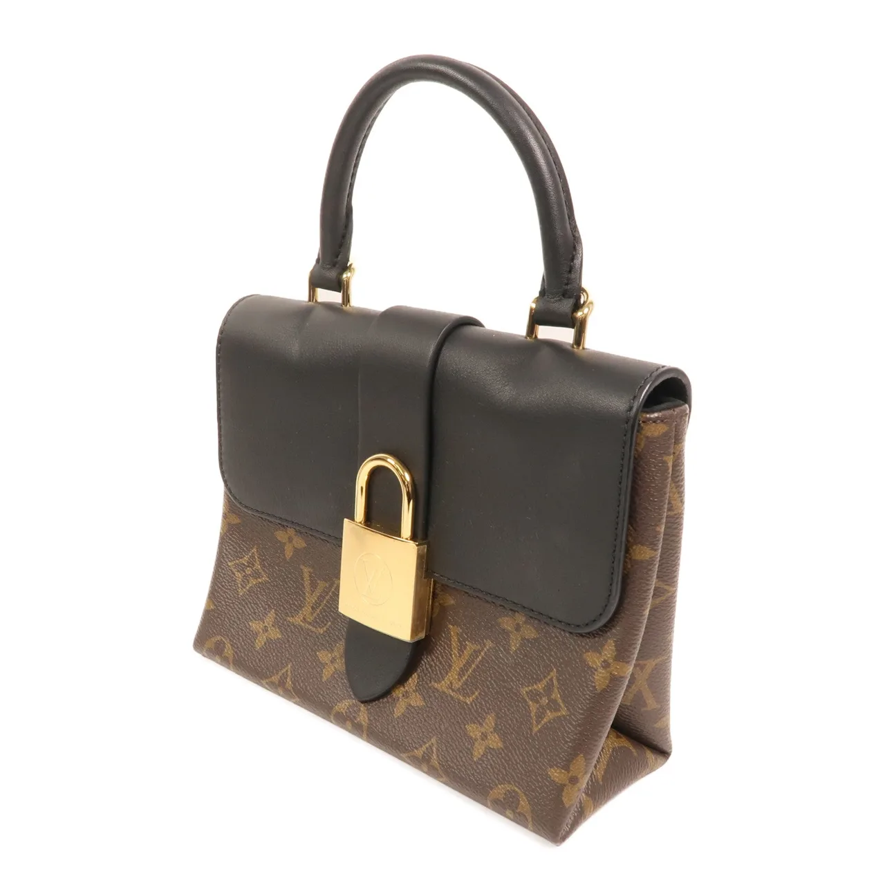 LOUIS VUITTON Locky M44141 2-Way Bag Coated Canvas 棕色 / 黑色 Coated Canvas Rank A - Thumbnail 3