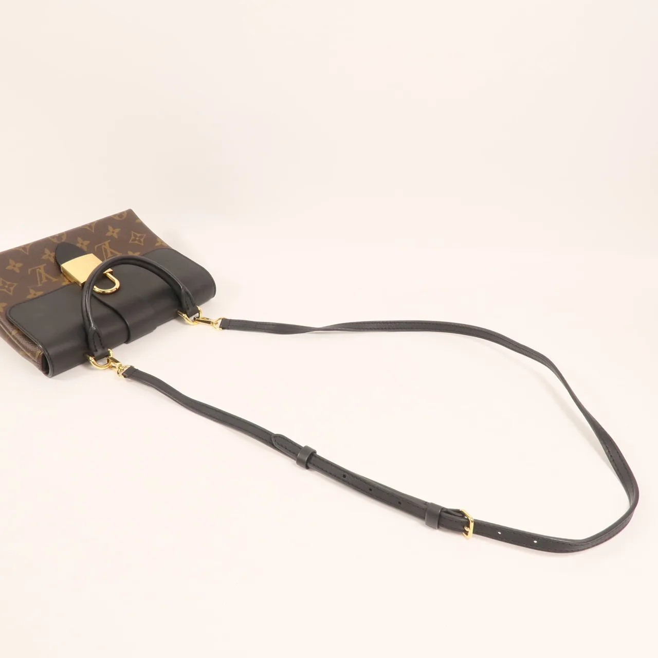 LOUIS VUITTON Locky M44141 2-Way Bag Coated Canvas 棕色 / 黑色 Coated Canvas Rank A - Thumbnail 8