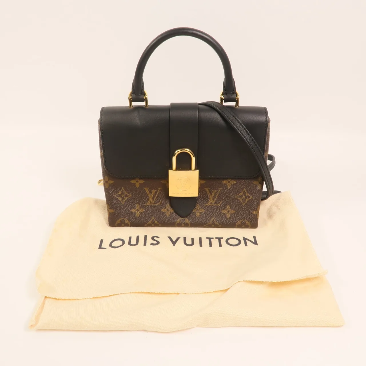 LOUIS VUITTON Locky M44141 2-Way Bag Coated Canvas 棕色 / 黑色 Coated Canvas Rank A - Thumbnail 9