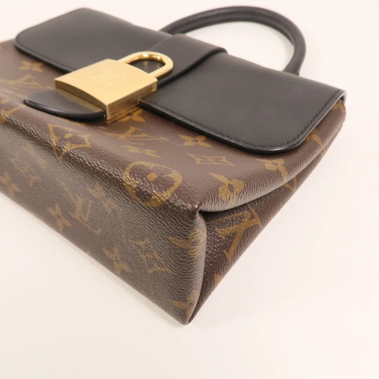 LOUIS VUITTON Locky M44141 2-Way Bag Coated Canvas 棕色 / 黑色 Coated Canvas Rank A - Thumbnail 10