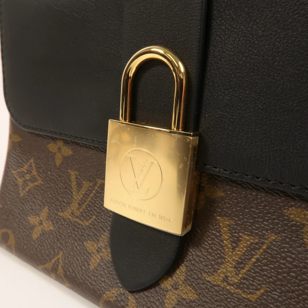 LOUIS VUITTON Locky M44141 2-Way Bag Coated Canvas 棕色 / 黑色 Coated Canvas Rank A - Thumbnail 14